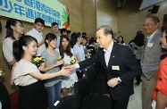 Mr Cheung congratulates the youth awardees and commends for their resilient spirit against adversity.