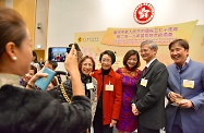 The Secretary for Labour and Welfare, Dr Law Chi-kwong, attended a reception to celebrate the 70th anniversary of the founding of the People's Republic of China and International Women's Day 2019 hosted by the Women's Commission at Central Government Offices, Tamar.