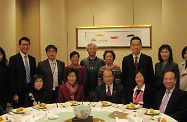 The Secretary for Labour and Welfare, Mr Matthew Cheung Kin-chung (third right, front row), together with members of the Rehabilitation Advisory Committee (RAC) and colleagues of the Labour and Welfare Bureau, met representatives of the Social Development Division of the UN ESCAP to exchange views on the development of rehabilitation policies and services.  On third left, front row is the Director, Social Development Division of UN ESCAP, Ms Nanda Krairiksh and on first right, front row is the Chairman of RAC, Mr Herman Hui Chung-shing.