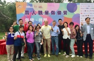 The Secretary for Labour and Welfare, Dr Law Chi-kwong, officiated at the Stargaze Camp for All and the Blind 2018 at the Tung Wah Group of Hospitals Ma Tso Lung Campsite in Sheung Shui.