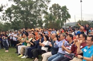 The Secretary for Labour and Welfare, Dr Law Chi-kwong, officiated at the Stargaze Camp for All and the Blind 2018 at the Tung Wah Group of Hospitals Ma Tso Lung Campsite in Sheung Shui.