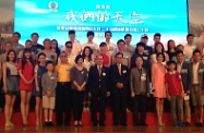 The Secretary for Labour and Welfare, Mr Matthew Cheung Kin-chung (seventh left, front row), attends the premiere of Television Broadcasts Limited's docudrama series "Shades of Life". Photo shows Mr Cheung pictured with Television Broadcasts Limited's Assistant General Manager, Mr Peter Au (sixth right, front row), director of drama production, Ms Catherine Tsang (sixth left, front row), chief producer of the "Shades of Life" series, Mr Franklin Wong (fifth right, front row), and other participating artistes and guests.