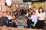 The Chief Executive, Mrs Carrie Lam, and the Secretary for Labour and Welfare, Dr Law Chi-kwong, visited and dined in Holy Cafe Training Centre, a social enterprise restaurant in Cheung Sha Wan employing persons with intellectual disabilities promoting their integration into society.