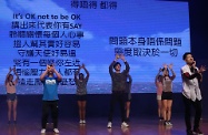 The Secretary for Labour and Welfare, Dr Law Chi-kwong, officiates at YO Dancical 2018 "Save the Moment" organised by Youth Outreach in Sha Tin Town Hall. The theme of the show this year is youths' mental health.