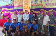 Secretary for Labour and Welfare, Dr Law Chi-kwong, attended 2018 Sha Tin Dragon Boat Race and presented awards of the Secretary for Labour and Welfare Cup.