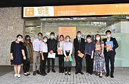 The Secretary for Labour and Welfare, Dr Law Chi-kwong, was joined by two Secondary Five students enrolled under the ⩴ Be a Government Official for a Day ⩴ Programme shadowing him in frontline visits today (August 18) to gain experience of his work. Photo shows Dr Law taking a closer look at the ⩴ Dementia-Friendly Community in Southern District ⩴ project funded by the Community Investment and Inclusion Fund at Mind Delight Memory and Cognitive Training Centre of Christian Family Service Centre in Aberdeen. It builds a collaborative platform among sectors in the district to support persons with dementia and their carers.