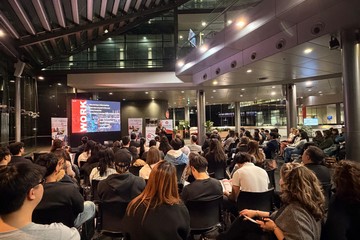 Hong Kong Talent Engage (HKTE) organised a seminar at the University of Auckland in New Zealand on July 30. Photo shows the Director of HKTE, Mr Felix Chan, introducing Hong Kong