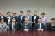 The Secretary for Labour and Welfare, Mr Matthew Cheung Kin-chung, meets  the representatives of Hong Kong Volunteers Federation to exchange views on volunteering work.  Picture shows Mr Cheung (centre, front row), Under Secretary for Labour and Welfare, Mr Stephen Sui (centre, back row), together with the Chairman of Hong Kong Volunteers Federation, Mr Tam Kam-kau (second right, front row), Vice-Chairman, Mr Karson Choi (second left, front row), and other representatives.