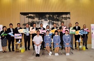 The Secretary for Labour and Welfare, Dr Law Chi-kwong, joins a number of government officials to receive seasonal influenza vaccination. The Secretary for Food and Health, Professor Sophia Chan was also present to show her support.