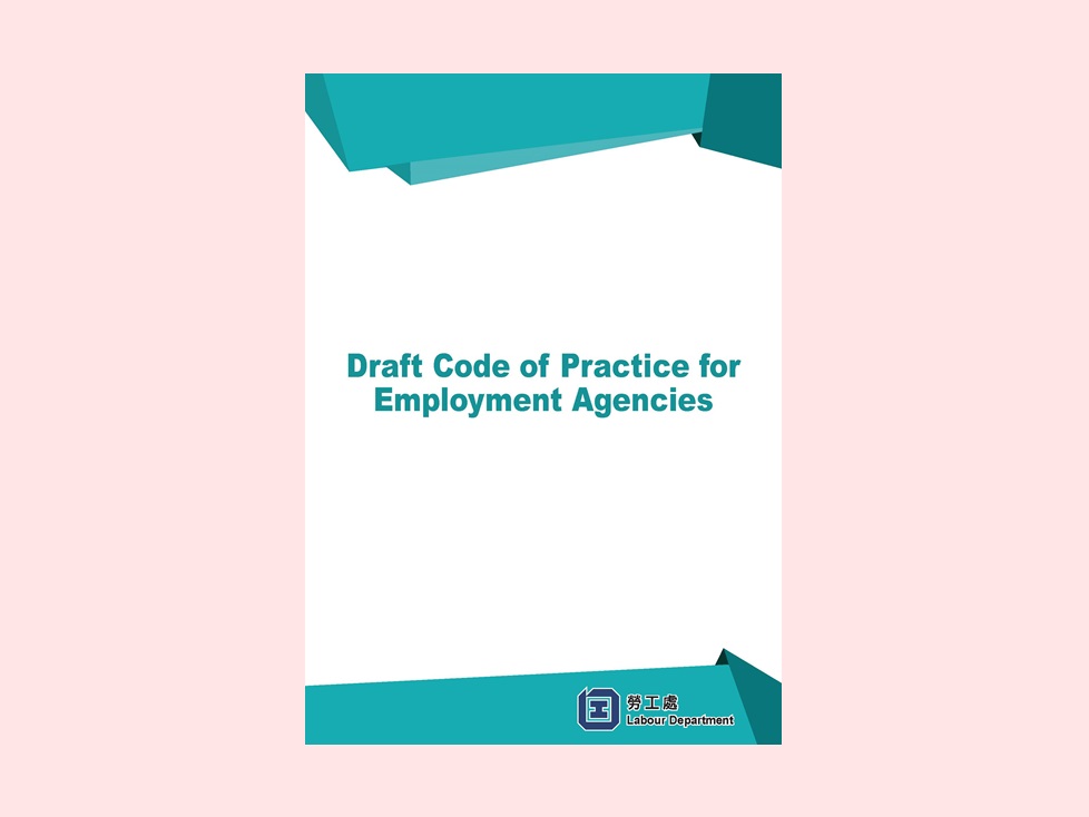 Draft Code of Practice for Employment Agencies