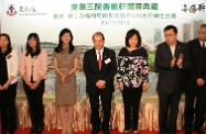 The Secretary for Labour and Welfare, Mr Matthew Cheung Kin-chung (centre), at opening ceremony of Tung Wah Group of Hospitals Food-for-All Kitchen.