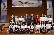 The Acting Chief Secretary for Administration, Mr Matthew Cheung Kin-chung, attended the opening ceremony of the Social Enterprise World Forum (SEWF) 2016 this afternoon. Picture shows Mr Cheung (second row, centre); Chairman of the Hong Kong General Chamber of Social Enterprises, Dr Alice Yuk (second row, first left); Chairman of SEWF C.I.C. Board of Directors, Mr David Le Page (second row, fourth left) with other guests and performing students at the ceremony.