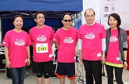 Mr Cheung (second right) is pictured with the Chairman of Centum Charitas Foundation, Mr Raymond Lee (centre), and other guests.