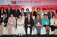 Mr Cheung (front row, middle) is pictured with other guests of honour for the opening ceremony and guest speakers of the forum.