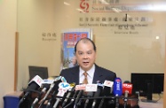 Mr Cheung announces to the media that the scheme will be launched on 1 October 2013.